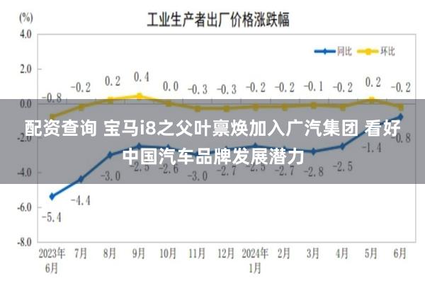 配资查询 宝马i8之父叶禀焕加入广汽集团 看好中国汽车品牌发展潜力